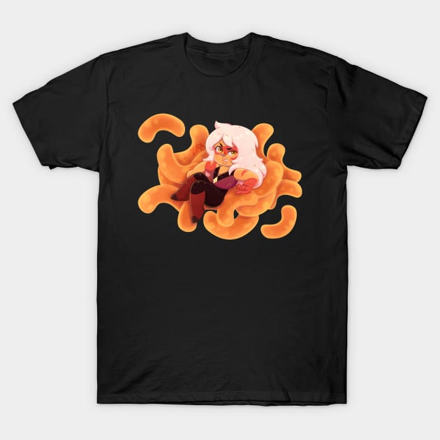 Big Buff Cheeto Puff T-Shirt by leanzadoodles